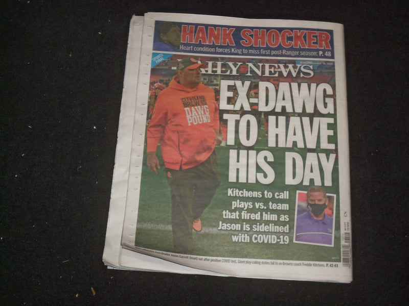 2020 DECEMBER 18 NEW YORK DAILY NEWS NEWSPAPER -BIGGEST NYC SNOWSTORM IN YEARS
