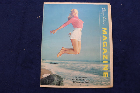 1955 AUGUST 21 CHICAGO TRIBUNE MAGAZINE - BEVERLY COTTRELL COVER - E 22209