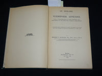 1895 ON DISEASES OF THE VERMIFORM APPENDIX HARDCOVER BOOK BY HAWKINS - KD 7359