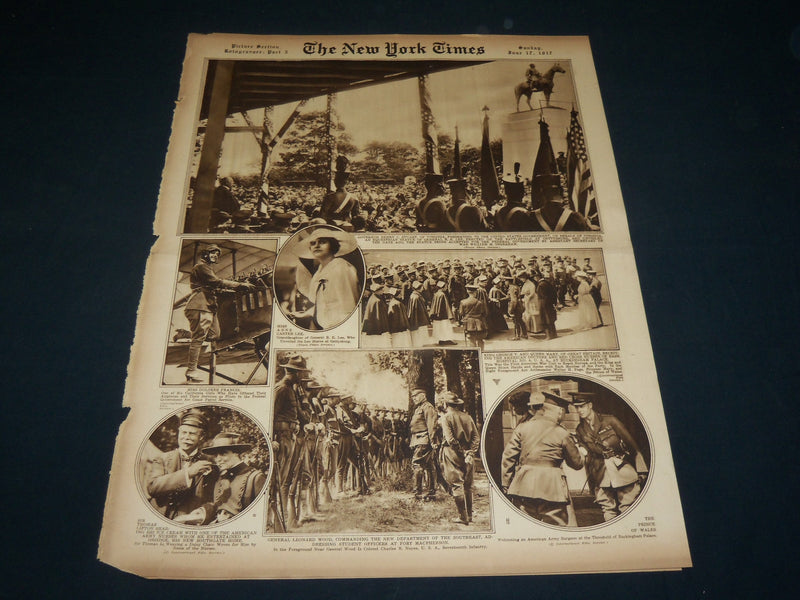 1917 JUNE 17 NEW YORK TIMES ROTO PICTURE SECTION - GERMAN SUB U-65 - NT 9379