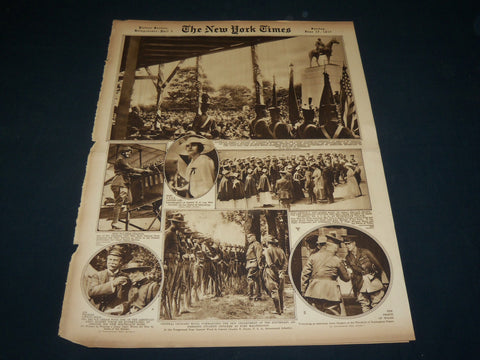 1917 JUNE 17 NEW YORK TIMES ROTO PICTURE SECTION - GERMAN SUB U-65 - NT 9379