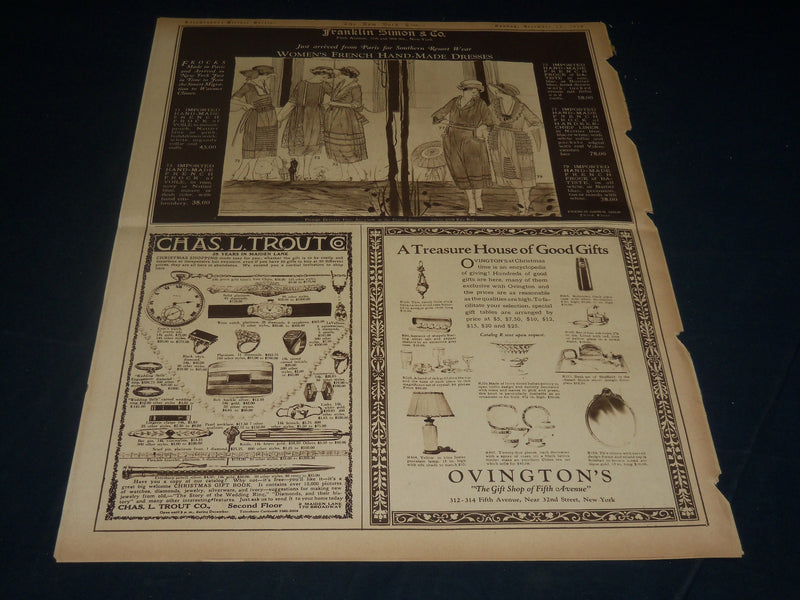 1920 DECEMBER 12 NEW YORK TIMES PICTURE SECTION NO. 4 & 5 - JIM THORPE - NT 8793