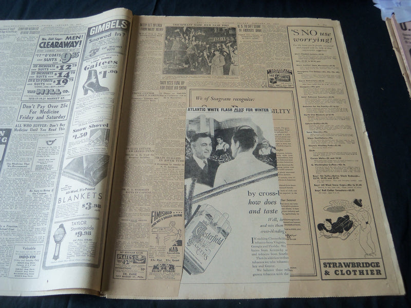 1935 JAN 25 PHILADELPHIA RECORD NEWSPAPER - HAUPTMANN GOES ON STAND - NT 7262