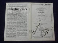 1986 SEPTEMBER 28 AVERY FISHER HALL YO-YO MA - PARTICIA ZANDER SIGNED PROGRAM