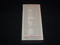 1939 APRIL COORDINATED RAIL BUS TIME TABLE FOR CALIFORNIA - J 9074