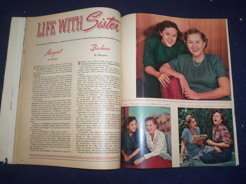 1948 DEC RADIO AND TELEVISION MIRROR MAGAZINE - EDGAR BERGEN & FRIENDS- SP 4781Z