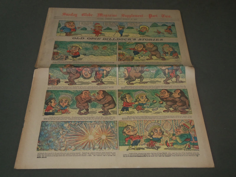 1908 AUGUST 30 SUNDAY BOSTON GLOBE SUPPLEMENT PART 2 - COLOR COMICS - NP 2795