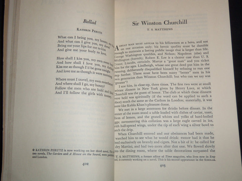 1965 SUMMER THE AMERICAN SCHOLAR MAGAZINE - JOHN UPDIKE - J 9196