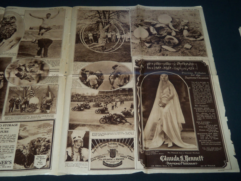 1930 MAY 25 ATLANTIC JOURNAL ROTO SECTION - GIRL GRADUATE OF 30 - NP 3886