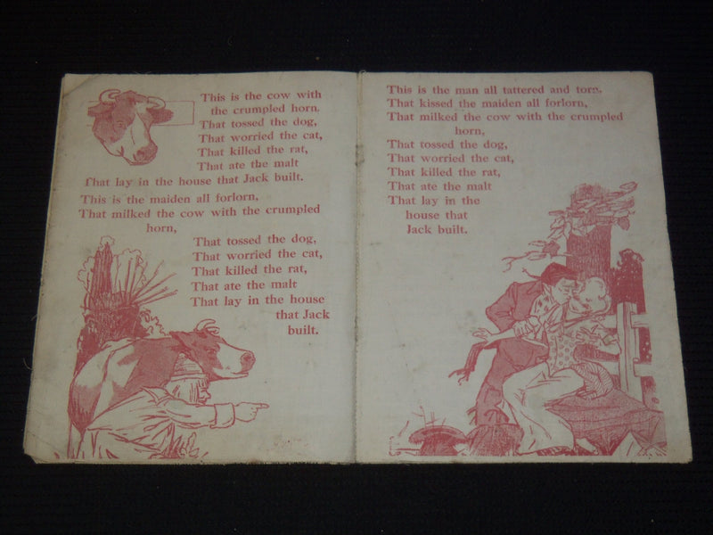 1903 HOUSE THAT JACK BUILT LINEN BOOK - SOFTCOVER - J 9518
