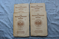 1930-1942 THE WISCONSIN MAGAZINE OF HISTORY - LOT OF 33 - O 3889