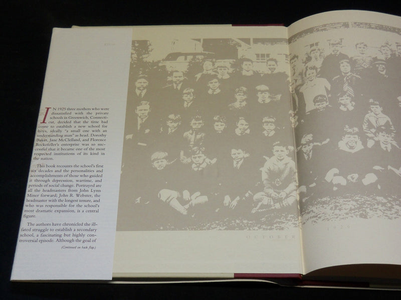 1988 GREENWICH COUNTRY DAY A HISTORY BOOK BY SUSAN D. ELIA - KD 6024