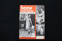 1952 JAN-FEB HOME CRAFTSMAN MAGAZINE - SWEDISH SEWING CABINET COVER - E 10396