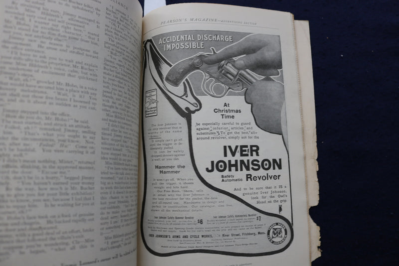 1909 DECEMBER PEARSON'S MAGAZINE - NICE STORIES, ADS & ILLUSTRATIONS - K 754