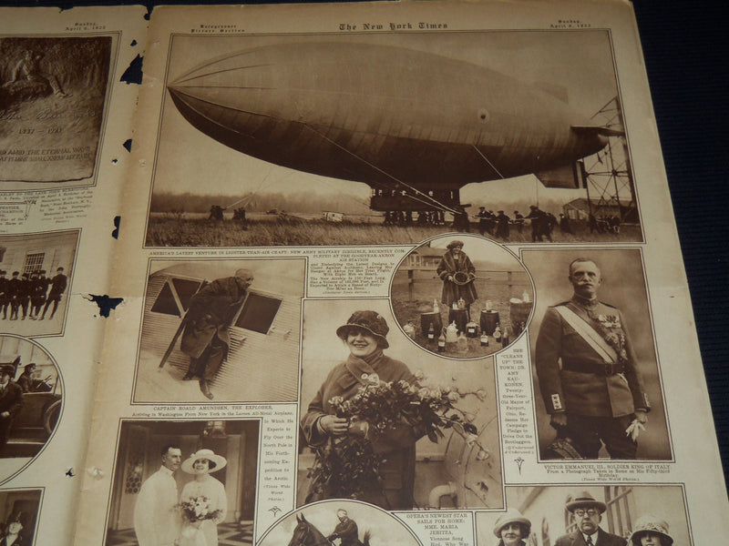 1922 MARCH 5 NEW YORK TIMES PICTURE SECTION - MACARTHUR - NICE PHOTOS - NT 9480
