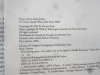 2004 THE MISSING PEACE HARDCOVER BOOK BY DENNIS ROSS - SIGNED - KD 9305