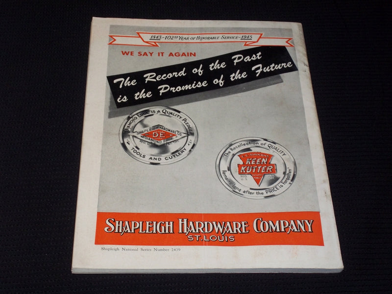1945 MAY HARDWARE RETAILER MAGAZINE - RAY-O-VAC COVER - E 3559