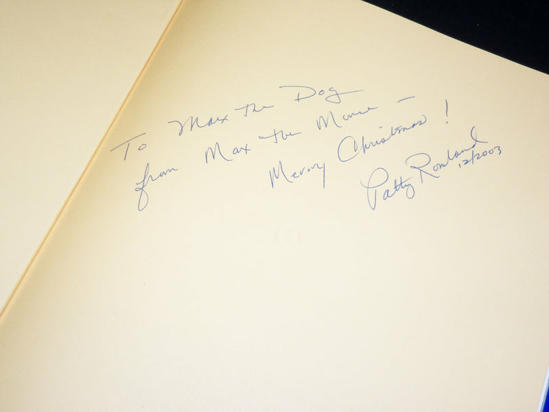2003 MARVELOUS MAX THE MANSION MOUSE BOOK INSCRIBED BY PATTY ROWLAND - KD 6013