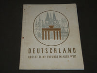 DEUTSCHLAND GRUSST SEINE FREUNDE SOFTCOVER BOOK - NICE PHOTOS - J 2173
