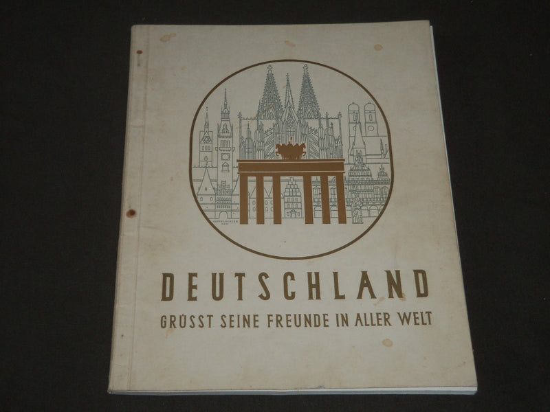 DEUTSCHLAND GRUSST SEINE FREUNDE SOFTCOVER BOOK - NICE PHOTOS - J 2173