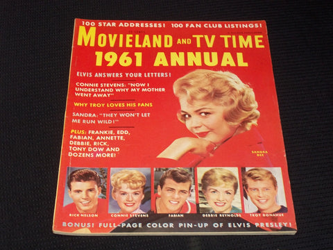 1961 ANNUAL MOVIELAND & TV TIME MAGAZINE - SANDRA DEE - E 3444