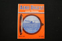 1935 JANUARY AERO DIGEST MAGAZINE - MARIN FLYING BOAT COVER - E 10691