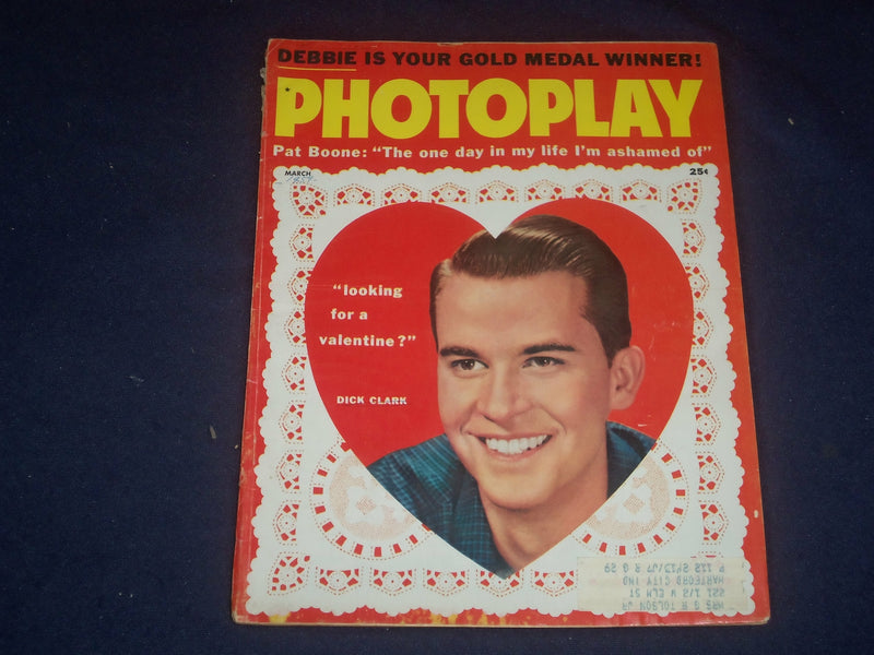 1959 MARCH PHOTOPLAY MAGAZINE - DICK CLARK FRONT COVER - ST 5503A