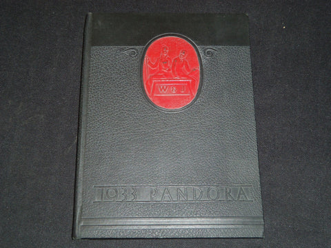 1933 PANDORA WASHINGTON AND JEFFERSON COLLEGE YEARBOOK - PENNSYLVANIA - YB 1898