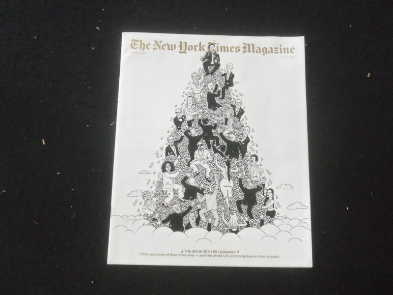 2022 APRIL 10 THE NEW YORK TIMES MAGAZINE -THE ISSUE WITH BILLIONAIRES- SP 8013I