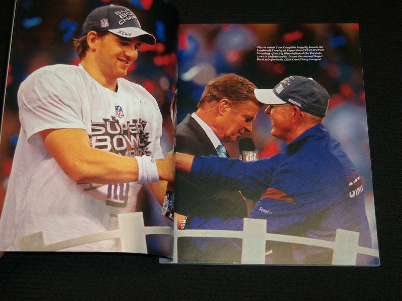 2012 DEJA BLUE THE NEW YORK GIANTS 2011 CHAMPIONSHIP SEASON BOOK - R 725R