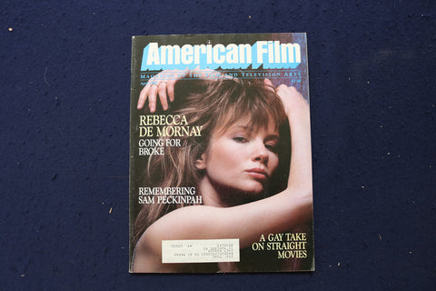 1985 APRIL AMERICAN FILM MAGAZINE - REBECCA DE MORNAY COVER - E 17636
