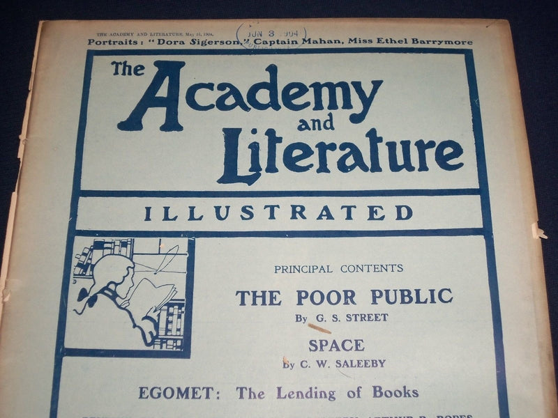 1904 THE ACADEMY WEEKLY REVIEW OF LITERATURE LOT OF 22 ISSUES - LONDON - O 2230