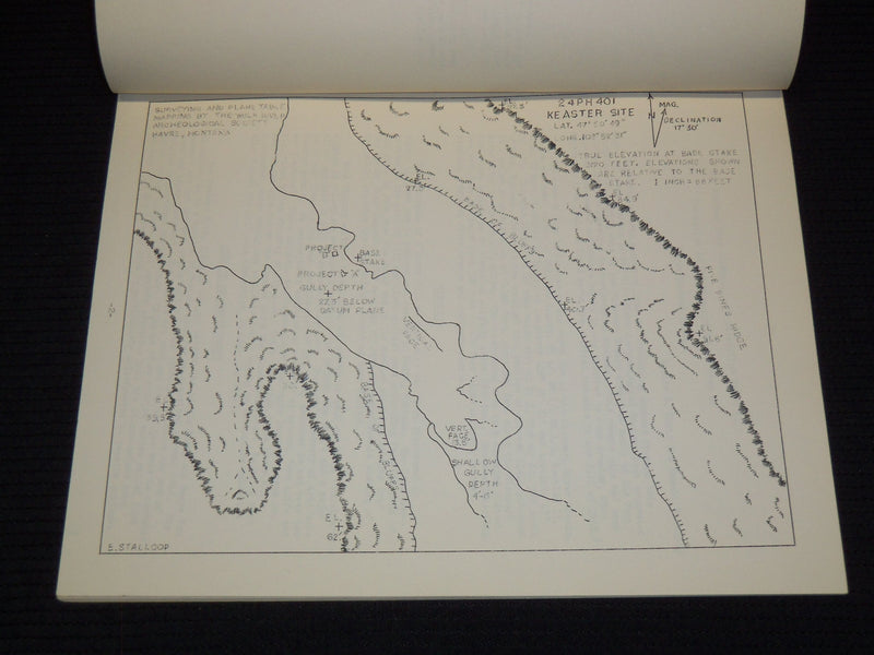 1965 THE KEASTER SITE GEOLOGY REPORT SIGNED BY EMMETT STALLCOP - J 7379