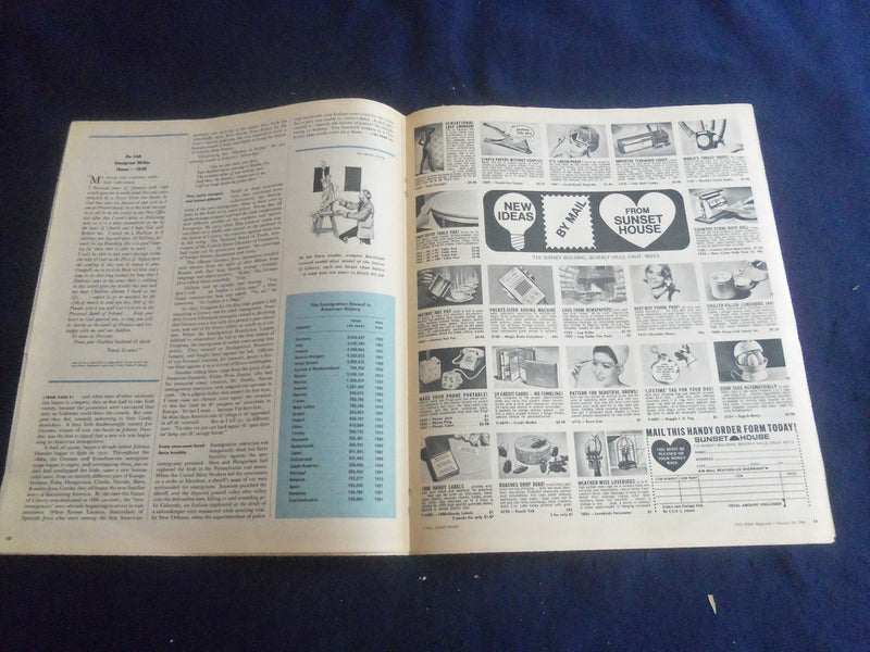 1966 FEB 20 PHILADELPHIA ENQUIRER SUNDAY TODAY MAGAZINE - GOLDEN DOOR - B 4165B