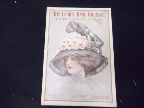 1910 SEP 15 LADIES' HOME JOURNAL MAGAZINE - GREAT ILLUSTRATIONS & ADS - ST 1701