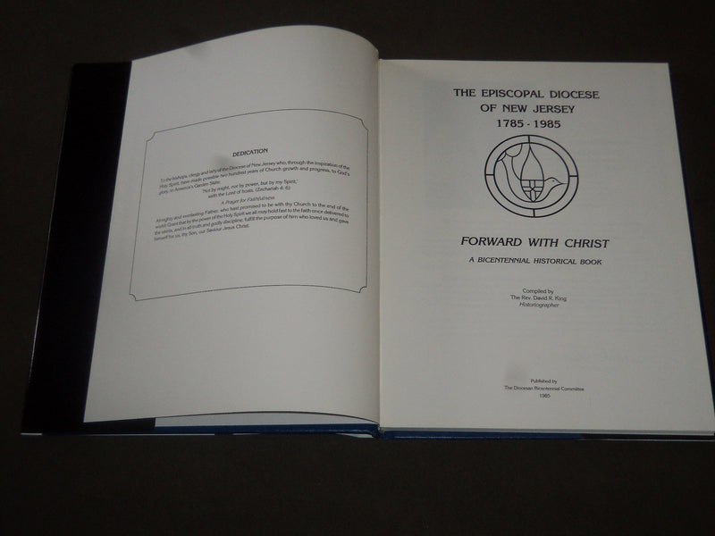1985 THE EPISCOPAL DIOCESE OF NEW JERSEY BOOK BY REV. DAVID R. KING - KD 3917