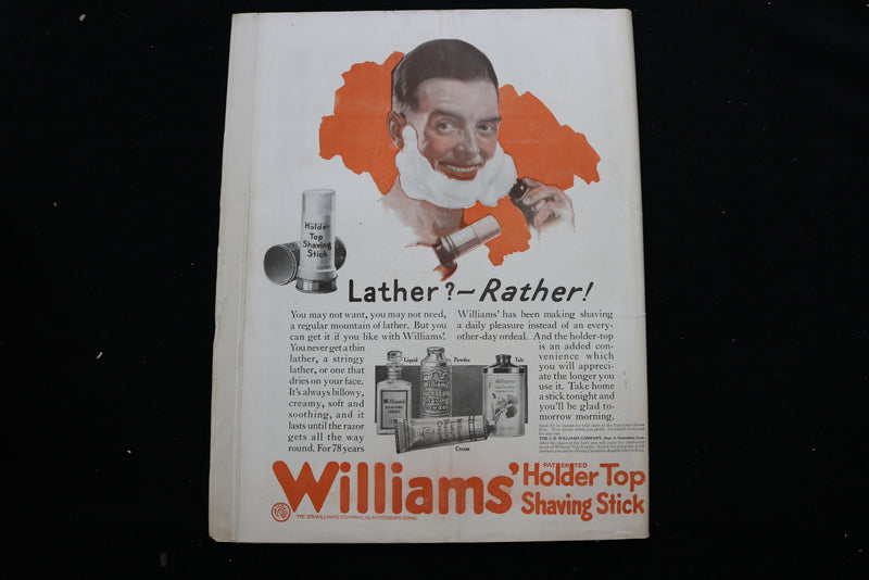1919 MARCH 22 COLLIER'S MAGAZINE - A THINKING MAN COVER - E 10946