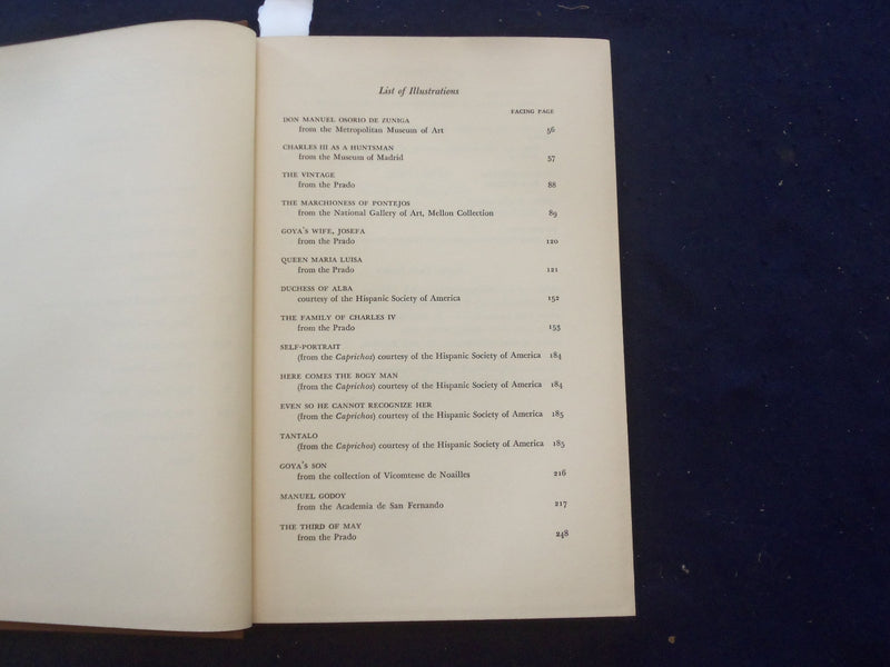 1949 THIS I SAW, THE LIFE AND TIMES OF GOYA HARDCOVER BOOK - VALLENTIN - KD 8266