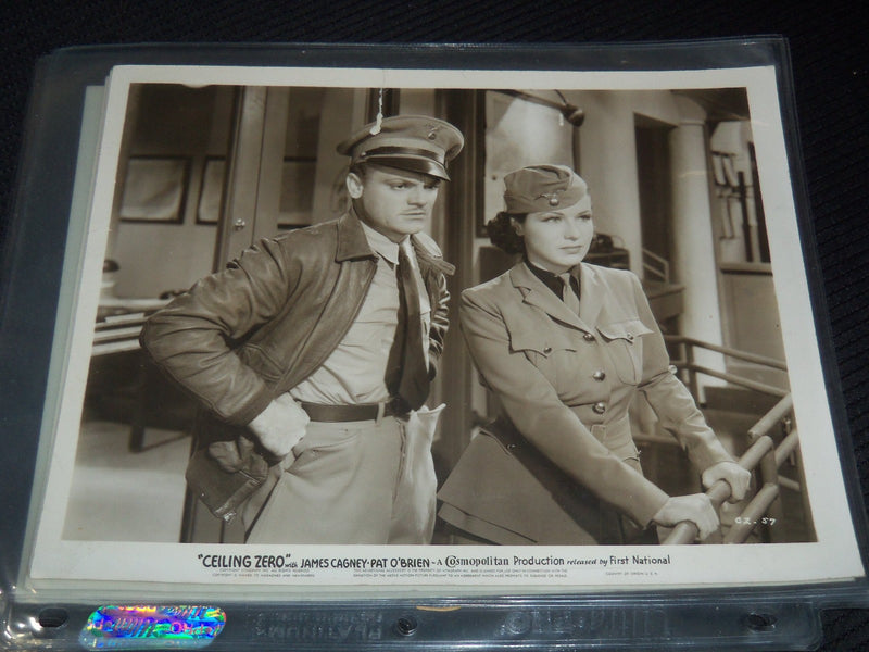 CEILING ZERO MOVIE STILLS LOT OF 4 - JAMES CAGNEY - 8x10 - #57