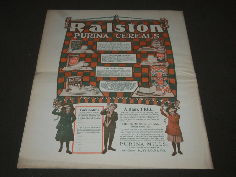 1902 NOVEMBER 8 THE SATURDAY EVENING POST MAGAZINE - ILLUSTRATED COVER- SP 1064