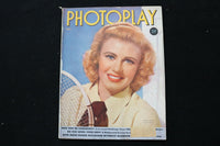 1939 MAY PHOTOPLAY MAGAZINE - GINGER ROGERS COVER - E 25393