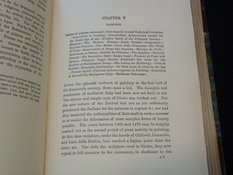 1900 RENAISSANCE IN ITALY BOOK BY JOHN ADDINGTON SYMONDS - KD 7660