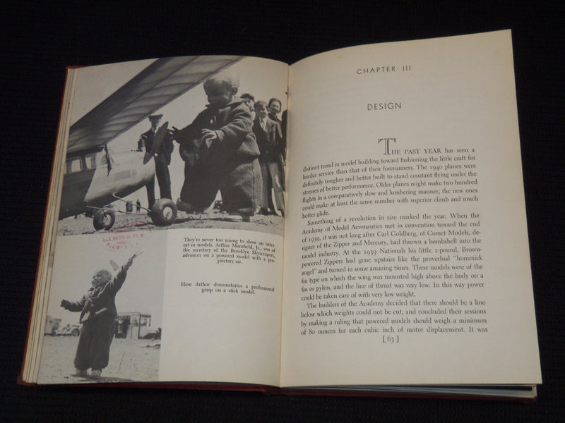 1941-1942 THE MODEL PLANE ANNUAL BOOK EDITED BY GRAHAM & CLEVELAND - KD 7947