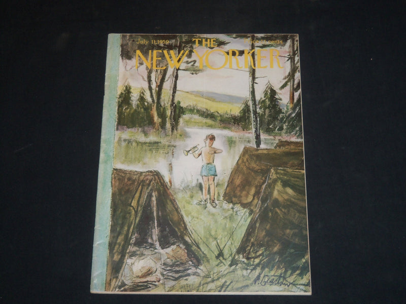 1959 JULY 11 THE NEW YORKER MAGAZINE - ILLUSTRATED COVER - NY 1071