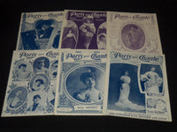 1906 PARIS QUI CHANTE REVUE ILLUSTREE MAGAZINE LOT OF 29 ISSUES - O 3442A