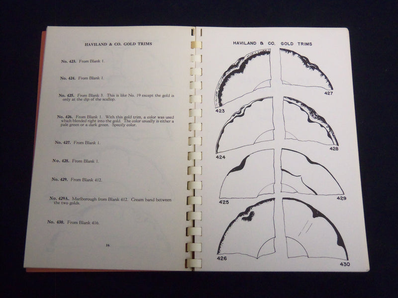1962 HAVILAND CHINA TWO HUNDRED PATTERNS BOOK III BY ARLENE SCHLEIGER - J 9251