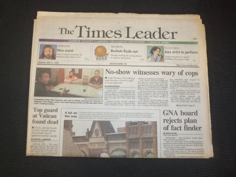1998 MAY 5 WILKES-BARRE TIMES LEADER - GNA BOARD REJECTS PLAN - NP 7508