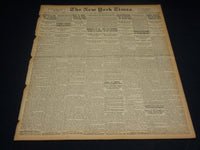 1920 MAY 26 NEW YORK TIMES NEWSPAPER - CARRANZA'S AIDS TELL OF MURDER - NT 8682