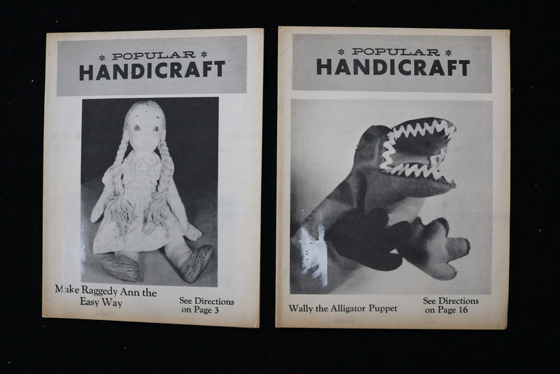 1967-1968 POPULAR HANDICRAFT MAGAZINE - LOT OF 8 - O 3799