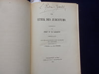 1911 DIE ETHIK DES JUDENTUMS HARDCOVER BOOK VON PROF. LAZARUS - GERMAN - KD 8993